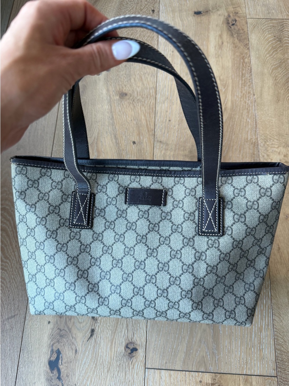 Gucci Monogram small tote